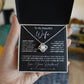 to my wife i didn_t marry Knot Necklace for Granddaughter Vippppp