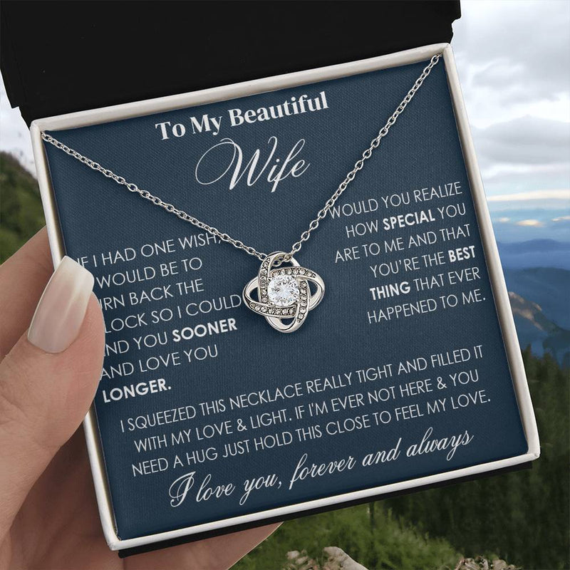 Wife to my beautiful Knot Necklace for Granddaughter Vippppp