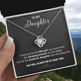 to my Daughter i love you Knot Necklace Template Silver coanh Main up AMZVippppp