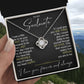 to my soulamte i was Knot Necklace Template Silver coanh Main up AMZVippppp