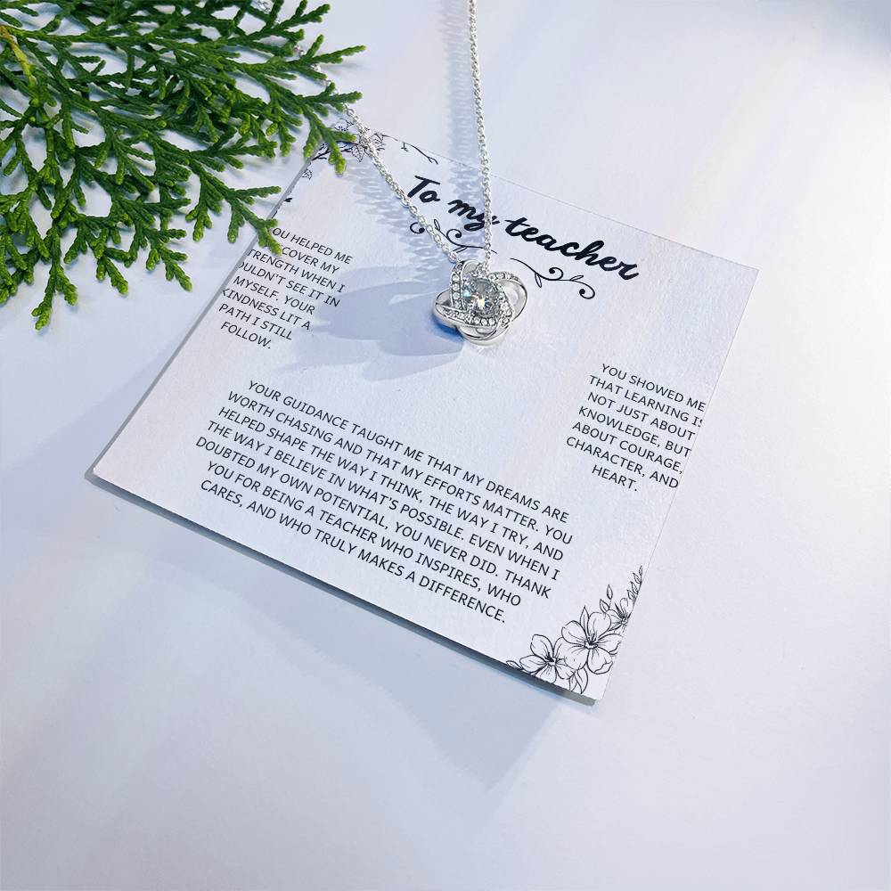 3- Teacher Appreciation Jewelry – Beautiful Stainless Steel Bracelet with Sentimental Guidance Card – Perfect for Mentor or Teacher