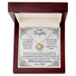 to my daughter white Knot Necklace Template Silver coanh Main up AMZVippppp
