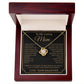 To My Loving Mom Knot Necklace Template Silver coanh Main up AMZVippppp