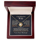 Wife love you Husaband Knot Necklace for Granddaughter Vippppp