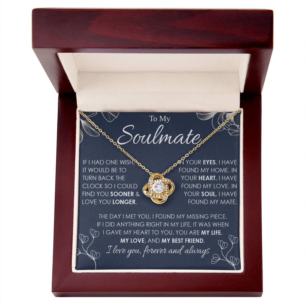 to my soulamte if i had Knot Necklace Template Silver coanh Main up AMZVippppp