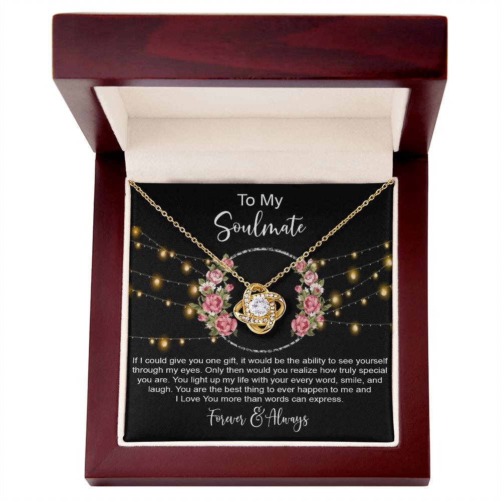 to my Soulmate if i Knot Necklace Template Silver coanh Main up AMZVippppp