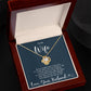 to my Wife Love Knot Necklace for Granddaughter Vippppp