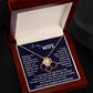 To my Wife from Husband Beautiful Necklace Love Knot