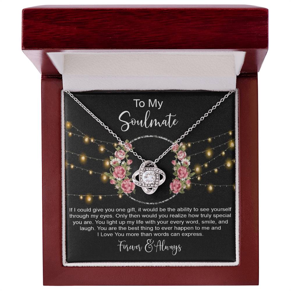 to my Soulmate if i Knot Necklace Template Silver coanh Main up AMZVippppp