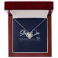 Knot Necklace Template Silver coanh Main up AMZVippppp