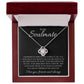 to my soulmate sometimes Knot Necklace Template Silver coanh Main up AMZVippppp