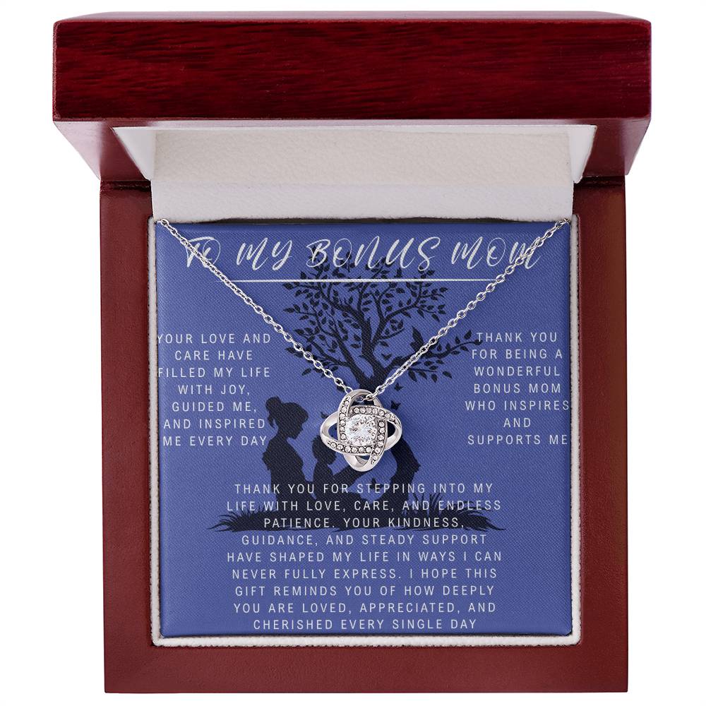 Stainless Steel Necklace for Stepmom – Meaningful Gift from Daughter or Son for Mother’s Day, Birthday, Christmas.