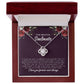 to my beautiful soulmate Knot Necklace Template Silver coanh Main up AMZVippppp