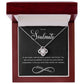 to my soulmate in you Knot Necklace Template Silver coanh Main up AMZVippppp