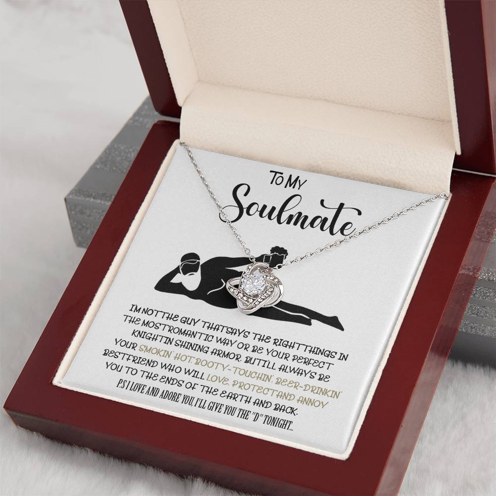 to my Soulmate i_m Knot Necklace Template Silver coanh Main up AMZVippppp