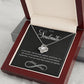 to my soulmate in you Knot Necklace Template Silver coanh Main up AMZVippppp