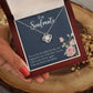 to my Soulmate you are Knot Necklace Template Silver coanh Main up AMZVippppp
