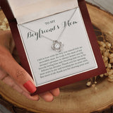 Boyfriend’s Mom Knot Necklace Template Silver coanh Main up AMZVippppp