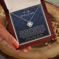 To My beautiful Daughter From In A Knot Necklace Template Silver coanh Main up AMZVippppp