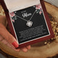 to my mom thank Knot Necklace Template Silver coanh Main up AMZVippppp