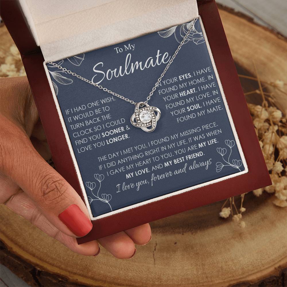 to my soulamte if i had Knot Necklace Template Silver coanh Main up AMZVippppp
