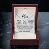 Mom Knot Necklace Template Silver coanh Main up AMZVippppp