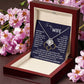 To my Wife from Husband Beautiful Necklace Love Knot