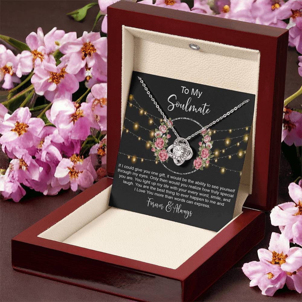 to my Soulmate if i Knot Necklace Template Silver coanh Main up AMZVippppp