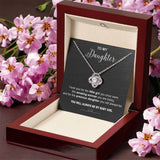 to my Daughter i love you Knot Necklace Template Silver coanh Main up AMZVippppp