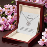 Special Daughter Knot Necklace Template Silver coanh Main up AMZVippppp