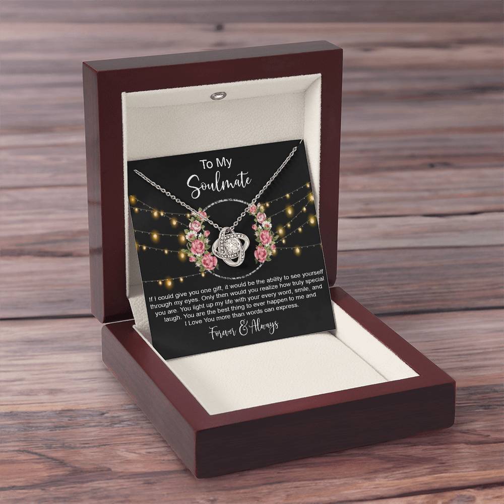 to my Soulmate if i Knot Necklace Template Silver coanh Main up AMZVippppp