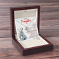 k25 Knot Necklace Template Silver coanh Main up AMZVippppp