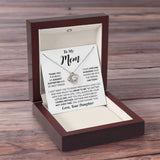 Mom Knot Necklace Template Silver coanh Main up AMZVippppp