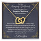 Love You This Much Promise 14k White Gold Necklace | Romantic Birthday Gift | Promise Necklace | Best for Girlfriend