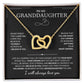 Granddaughter Gifts From Grandma Grandpa - To My Granddaughter Necklace With Heartfelt Message & Elegant Box, Jewelry Gift For Birthday, Graduation, Valentines, Mothers Day, Christmas & More