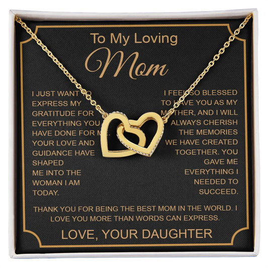 To My Loving Mom Interlocking VipSilverOnly (Coánhmainphuhop)
