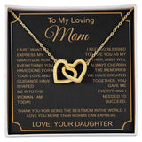 To My Loving Mom Interlocking VipSilverOnly (Coánhmainphuhop)