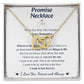Love You This Much Promise 14k White Gold Necklace | Romantic Birthday Gift | Promise Necklace | Best for Girlfriend