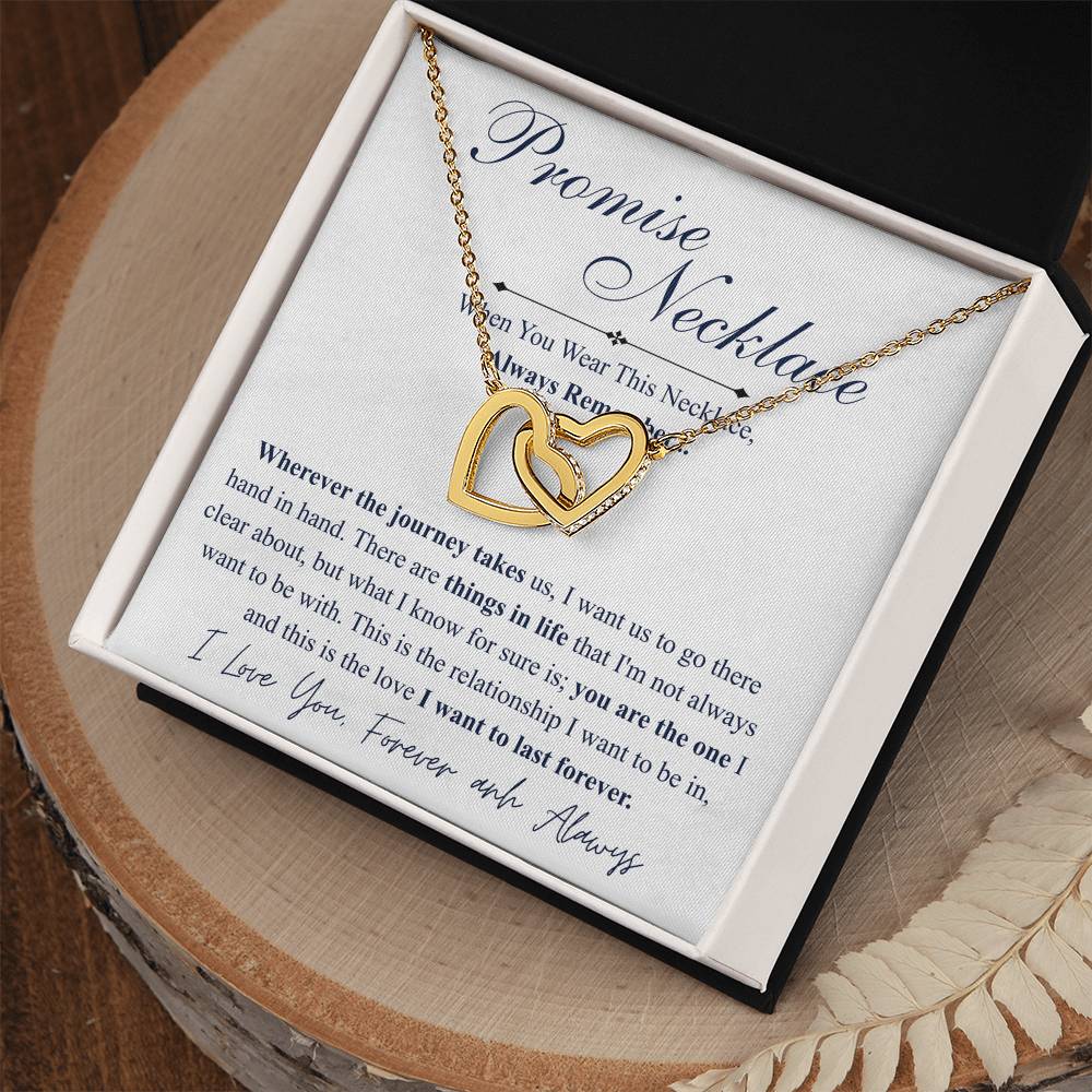 Love You This Much Promise 14k White Gold Necklace | Romantic Birthday Gift | Promise Necklace | Best for Girlfriend