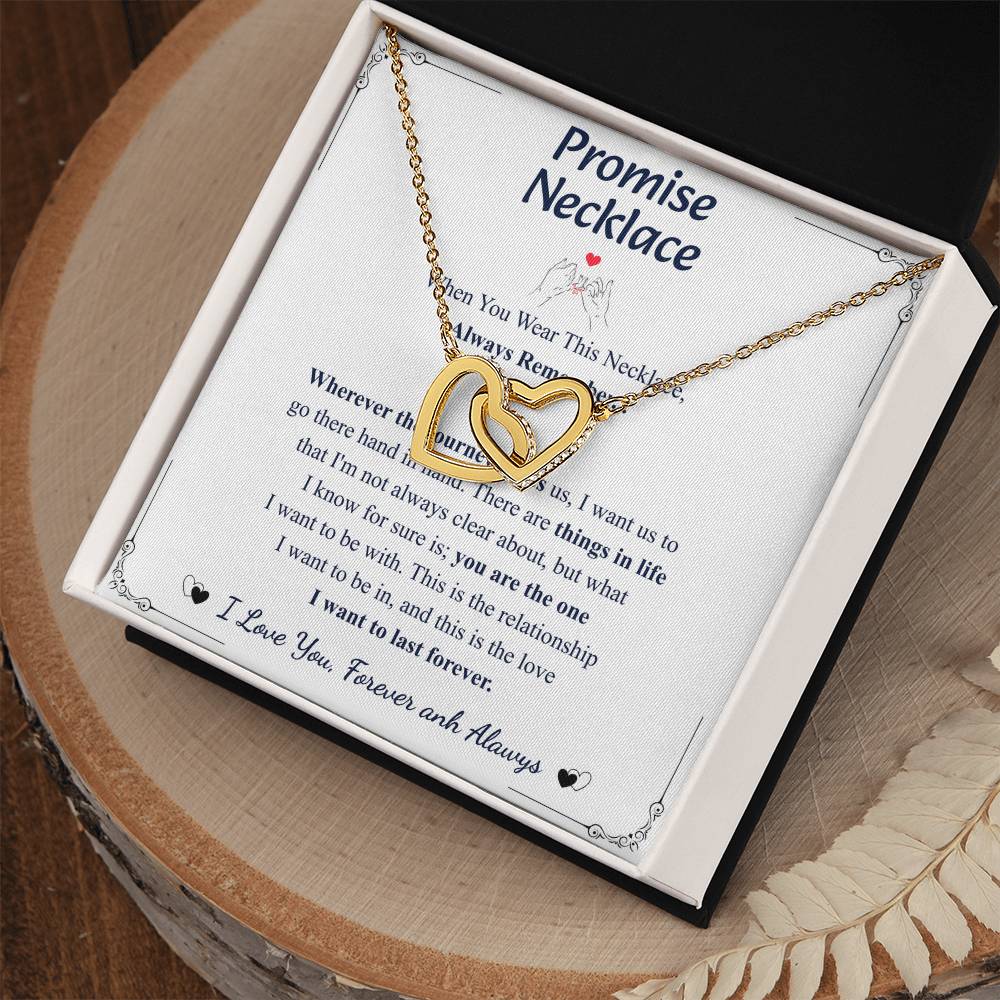 Love You This Much Promise 14k White Gold Necklace | Romantic Birthday Gift | Promise Necklace | Best for Girlfriend