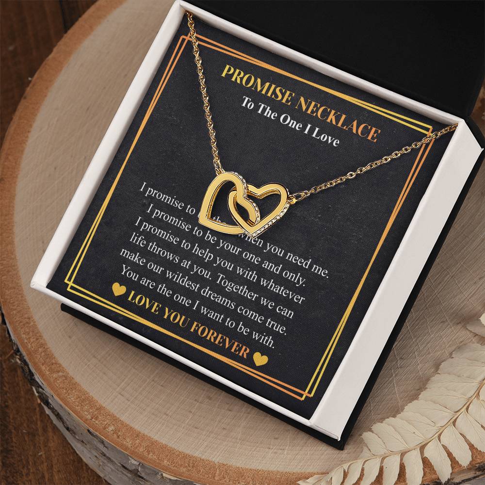 Love You This Much Promise 14k White Gold Necklace | Romantic Birthday Gift | Promise Necklace | Best for Girlfriend