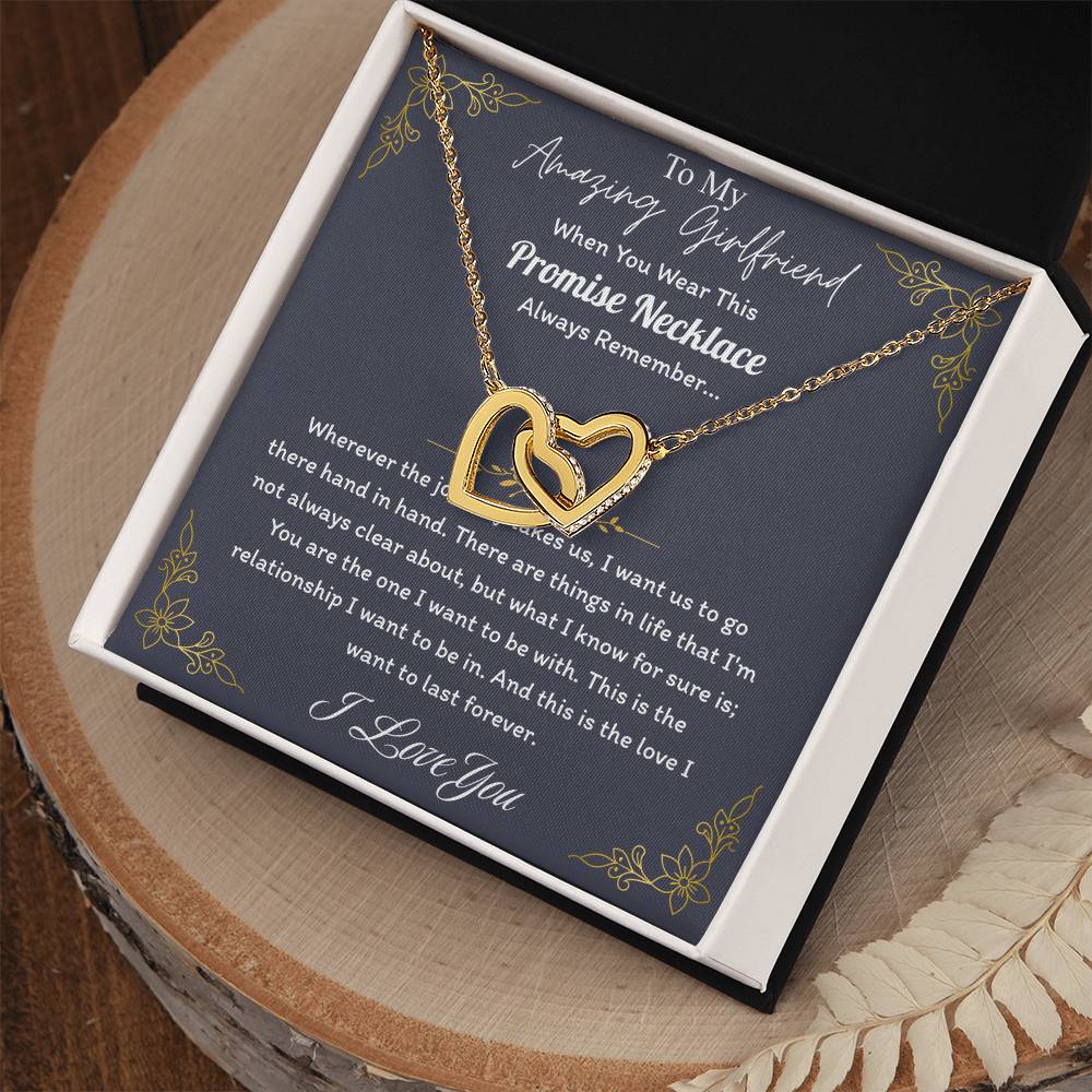 Love You This Much Promise 14k White Gold Necklace | Romantic Birthday Gift | Promise Necklace | Best for Girlfriend