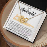 Necklace To my Soulmate necklace for Women Gifts from Boyfriend Funny Gifts For Girlfriend Best Birthday Gift Ideas For Wife, Romantic Jewelry For Her Anniversary on Valentine day Interlocking Vip for GrandDaughter