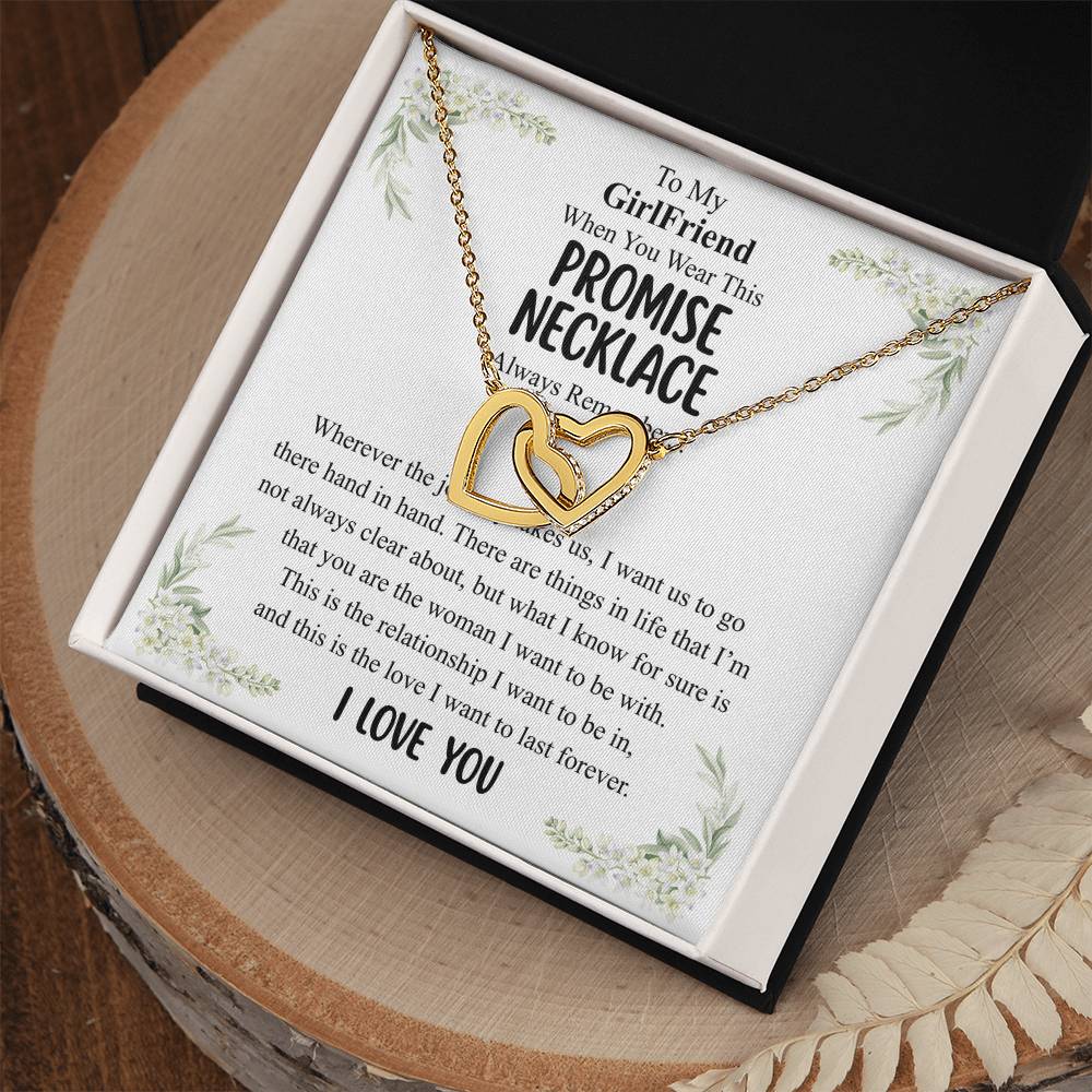 Love You This Much Promise 14k White Gold Necklace | Romantic Birthday Gift | Promise Necklace | Best for Girlfriend