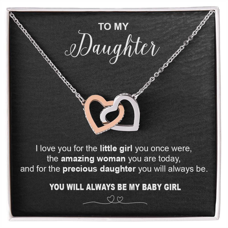 to my Daughter i love you Template Interlocking NC