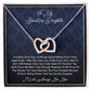 To My beautiful Daughter From In A Template Interlocking NC