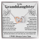 Granddaughter Gifts From Grandma Grandpa - To My Granddaughter Necklace With Heartfelt Message & Elegant Box, Jewelry Gift For Birthday, Graduation, Valentines, Mothers Day, Christmas & More