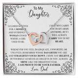 to my daughter white Template Interlocking NC