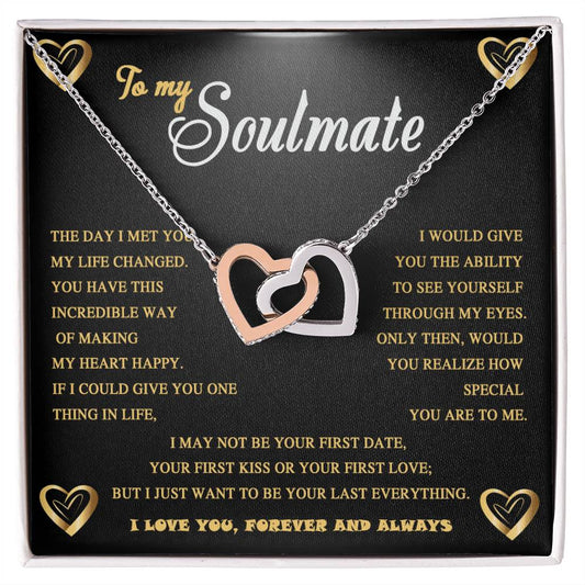 NACIE - SOULMATE  HEART YELLOW - INTERLOCKING