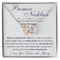 Love You This Much Promise 14k White Gold Necklace | Romantic Birthday Gift | Promise Necklace | Best for Girlfriend